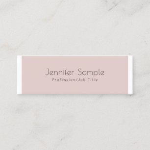 Carte De Visite Mini Design moderne simple et créatif Glamor tendance