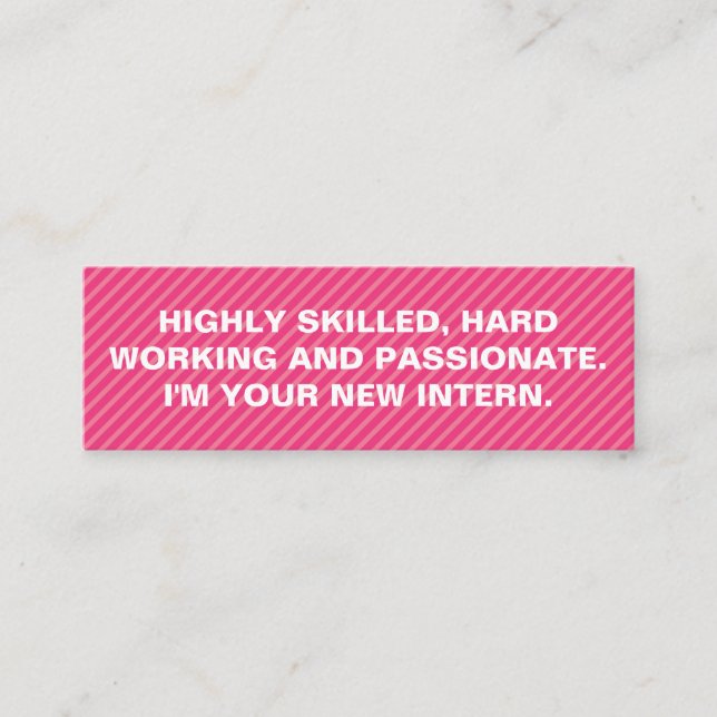 Carte De Visite Mini Devis en gras (Devant)