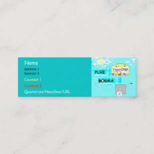 Carte De Visite Mini Dogme pur