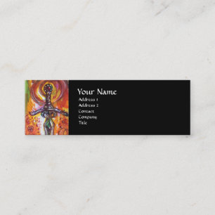 CARTE DE VISITE MINI DURENDAL, ÉPÉE ROMANTIQUE ET ANGE