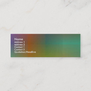 Carte De Visite Mini Dusky Color VI - Customisé