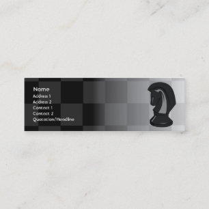 Carte De Visite Mini Échecs - maigres