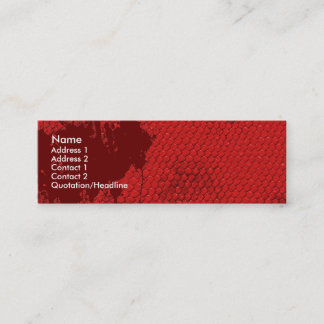 Carte De Visite Mini Échelles sanglantes