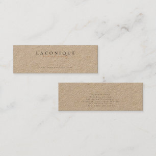 Carte De Visite Mini Écran de bijoux Boucles de bijoux Kraft