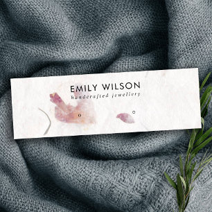 CARTE DE VISITE MINI ÉCRAN DE RESTAURATION DE PAPIER PINK PETAL FABRIQ