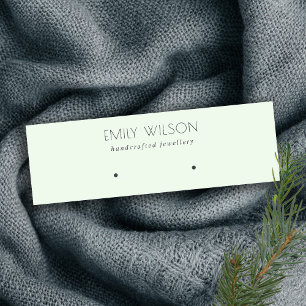 Carte De Visite Mini Écran d'oreille minimal simple et doux