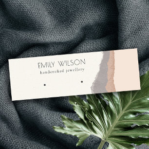 Carte De Visite Mini Écran d'oreille Pastel Blush Kraft Mountain