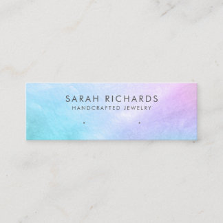 Carte De Visite Mini Écran Pastel Mother Pearl Chic Shell