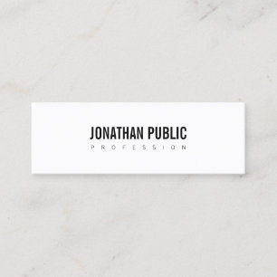 Carte De Visite Mini Elégant Design Propre Professionnel Plain Moderne