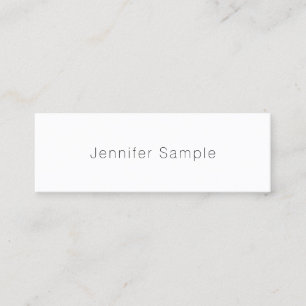Carte De Visite Mini Élégant design simple Modèle minimaliste modern