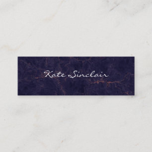 Carte De Visite Mini Élégant minimaliste moderne élégant Mini