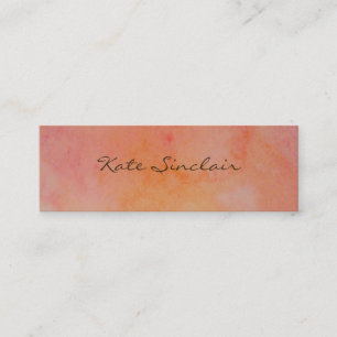 Carte De Visite Mini Élégant minimaliste moderne élégant Mini