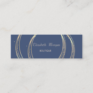 Carte De Visite Mini Elégant moderne, Cercles d'or