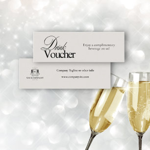 Carte De Visite Mini Élégante calligraphie noire - pièce justificative 