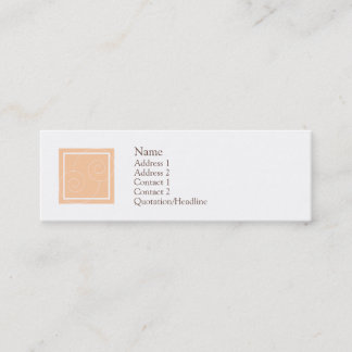Carte De Visite Mini Elise - pêche