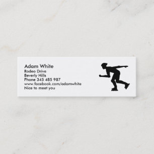 Carte De Visite Mini En ligne patinant