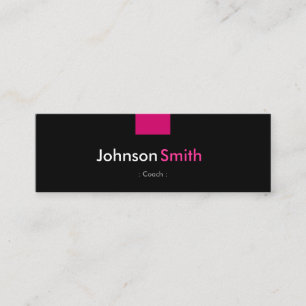 Carte De Visite Mini Entraîneur - Rose Pink Compact