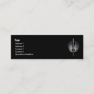 Carte De Visite Mini Épée à ailes