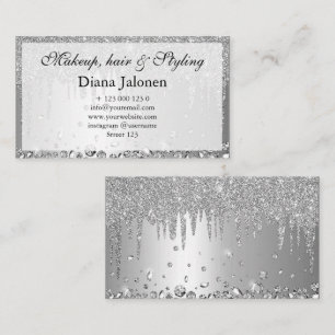 Carte De Visite Mini-esthétique Visage Logo Maquillage Artiste Ros