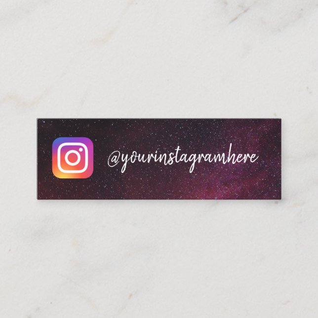 Carte De Visite Mini étoiles branchées (Devant)