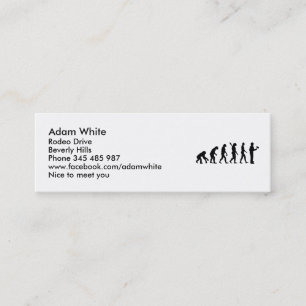 Carte De Visite Mini Évolution de peintre