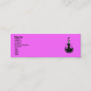 Carte De Visite Mini Fashion Diva - Obtenez le maigre