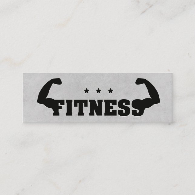Carte De Visite Mini Fitness Flex | Formateur personnel (Devant)
