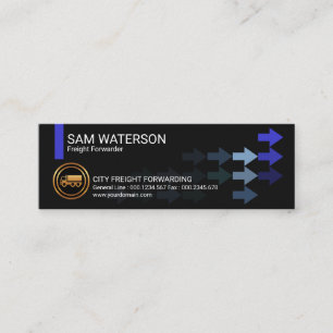 Carte De Visite Mini Flèches d'affaires de flux Transporteurs