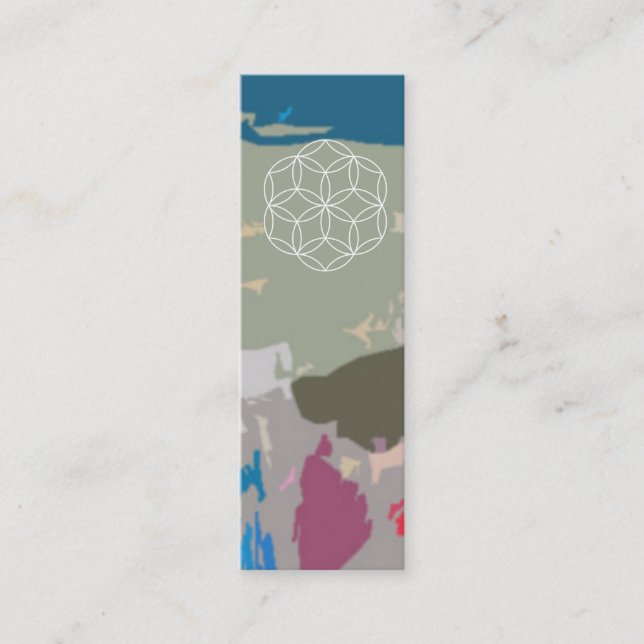 Carte De Visite Mini Fleur de Vie (Devant)