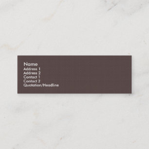 Carte De Visite Mini Fleurs brun clair attrayantes sur le backgroun