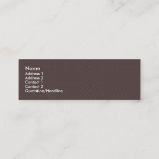 Carte De Visite Mini Fleurs brun clair attrayantes sur le backgroun