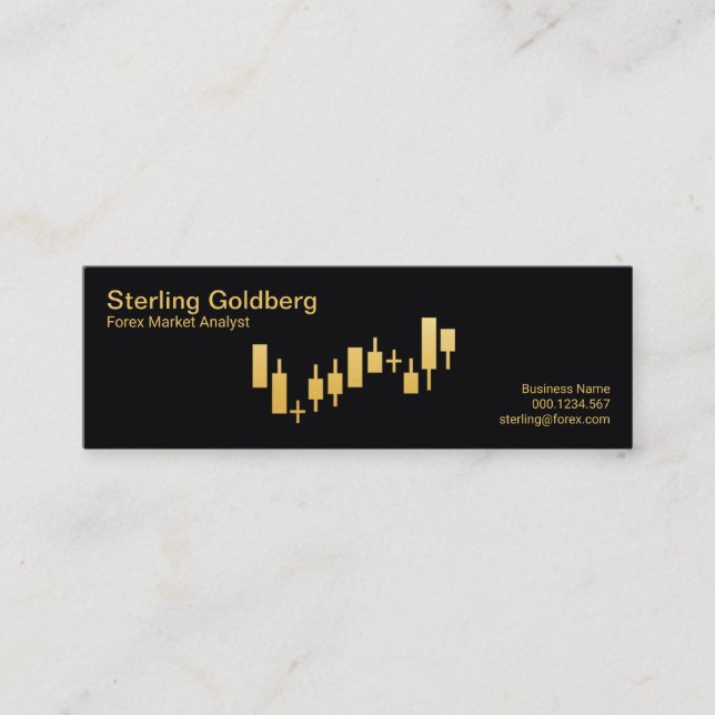 Carte De Visite Mini Forex Dealer de Faux Gold Stock Exchange (Devant)