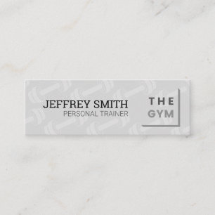 Carte De Visite Mini Formateur personnel   Instructeur de condition phy