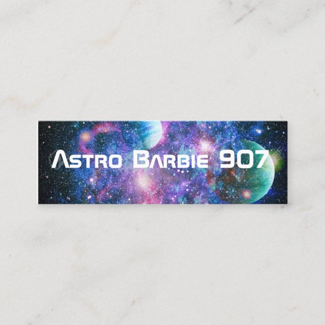 CARTE DE VISITE MINI GALAXIE (Devant)
