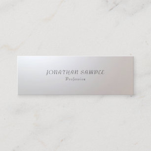 Carte De Visite Mini Glamour Minimaliste Moderne Modèle Simple Élégant