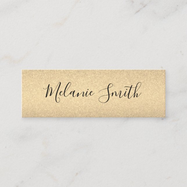 Carte De Visite Mini Glamour simple (Devant)