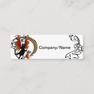 Carte De Visite Mini Gland de chat cosmique