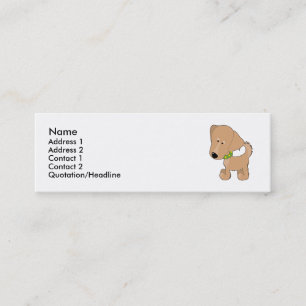 Carte De Visite Mini Golden retriever