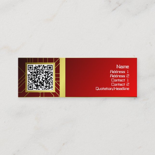 Carte De Visite Mini Grande explosion de coeurs (Devant)