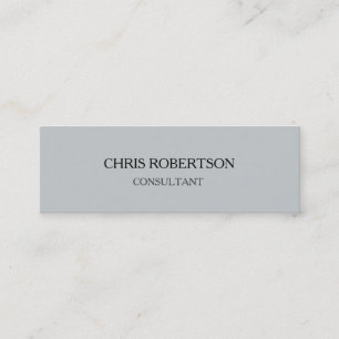 Carte De Visite Mini Gris clair attrayant Unique Professionnel