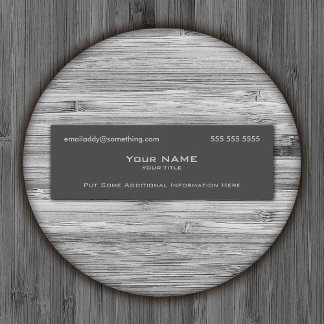 Carte De Visite Mini Gris moderne