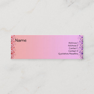 Carte De Visite Mini Guitare - maigre