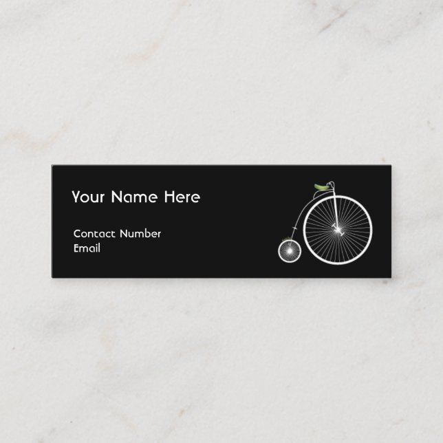 Carte De Visite Mini Haute roue (Devant)