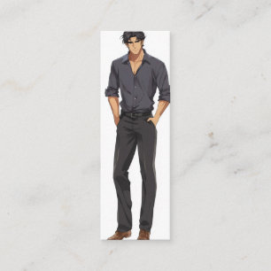 Carte De Visite Mini Homme Beau Anime Zaddy