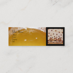 CARTE DE VISITE MINI HONEY BEE, MAINTIEN DE L'OEUVRE, APIARISTE DE L'OE