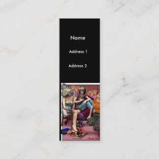 Carte De Visite Mini Image avec la trompette