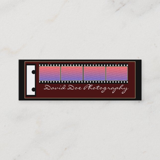 Carte De Visite Mini image saisie (Devant)