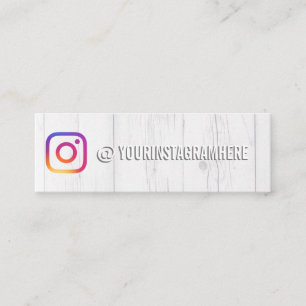 Carte De Visite Mini Influenceur sur les médias sociaux Instagram