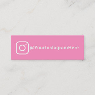 Carte De Visite Mini Instagram