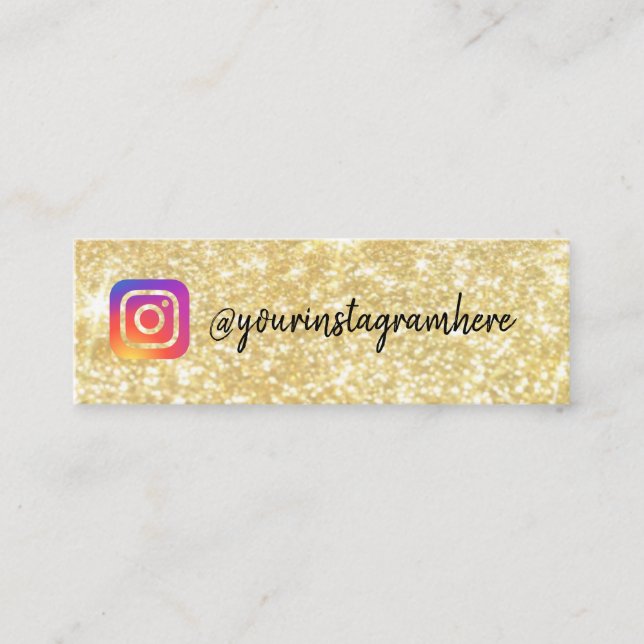 Carte De Visite Mini instagram (Devant)